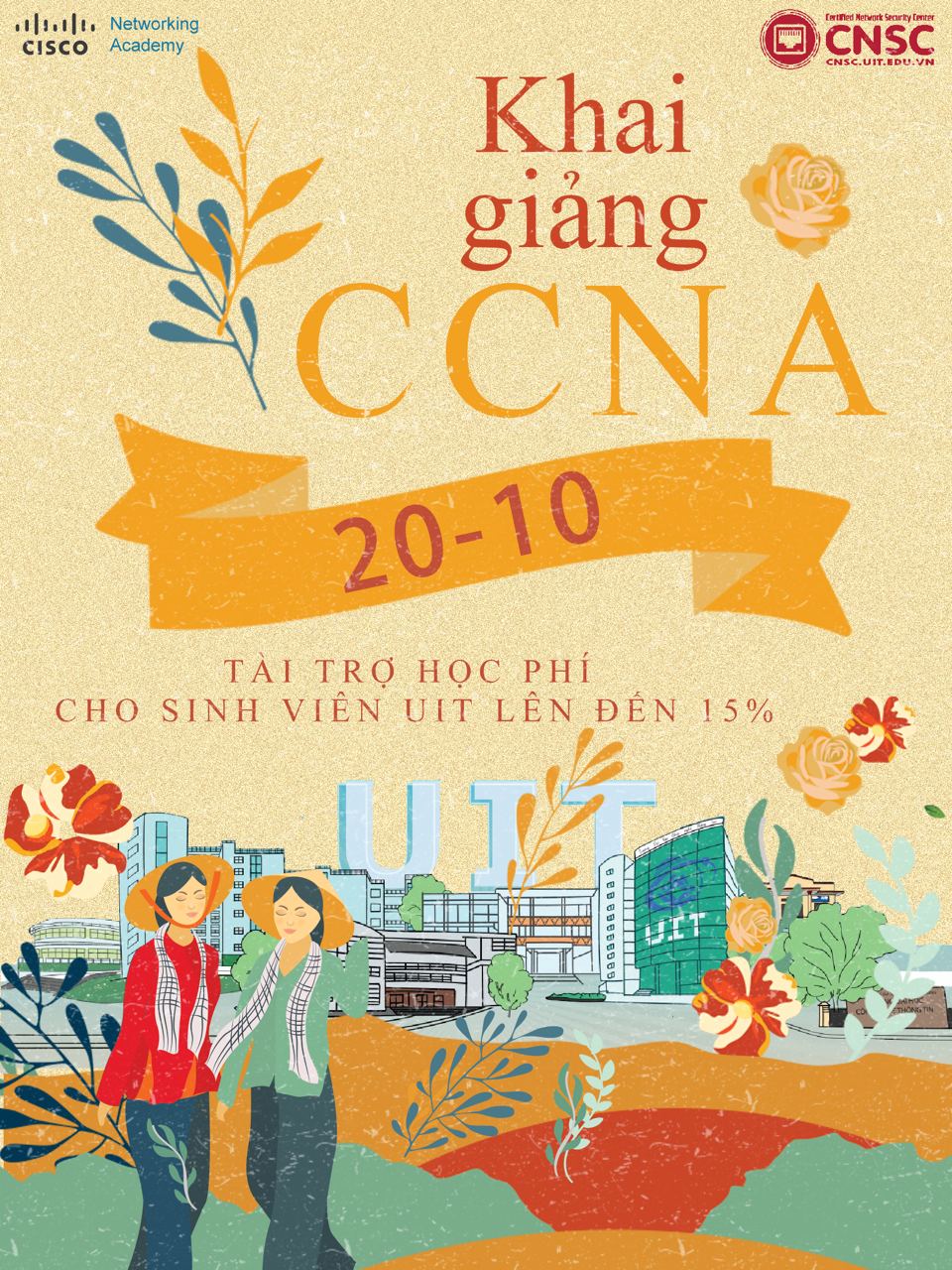 Khai giảng các lớp CCNA – Học viện mạng Cisco CNSC vào 03/11/2020