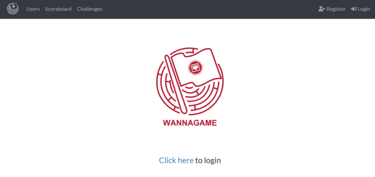 Hướng dẫn sử dụng nền tảng Wanna Game CTF